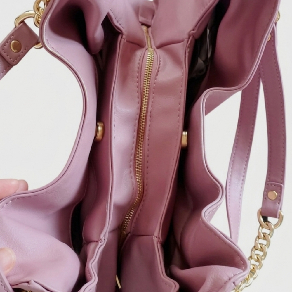 BEBE Colette MAUVE Triple Entry hobo Bag - Picture 4 of 6